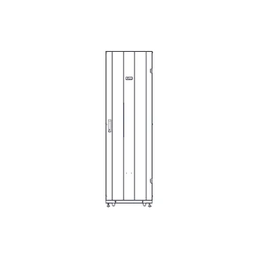 Шкаф Uniprom. 42U-600/1070. боковые панели 4шт. черный