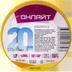 Изолента ОНЛАЙТ 71 679 OIT-B15-20/Y желтая