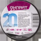 Изолента ОНЛАЙТ 71 677 OIT-B15-20/BL черная