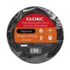 Лента изоляционная ХБ 20мм (100гр) двухсторонняя в рулоне Черная