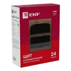 Щит распределительный навесной ЩРН-П-24 темное дерево IP41 PROxima