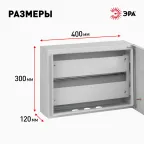 Корпус металлический SIMPLE ЩРН-18 IP31 (300х400х120) (64)