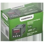 Амперметр цифровой щитовой однофазный 48х48мм LED GENERICA