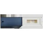 Корпус пластиковый встраиваемый на 12 модулей ЩРВ-П-12 IP41 UNION Compact черная прозрачная дверь
