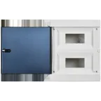 Корпус пластиковый навесной на 18 модулей ЩРН-П-18 IP41 UNION Compact черная прозрачная дверь