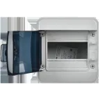 Корпус пластиковый навесной на 6 модулей КМПн-6 IP65 TEKFOR черная прозрачная дверь