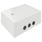 Корпус металлический навесной ЩРН-12 (220х300х120) IP31 УХЛ З серый