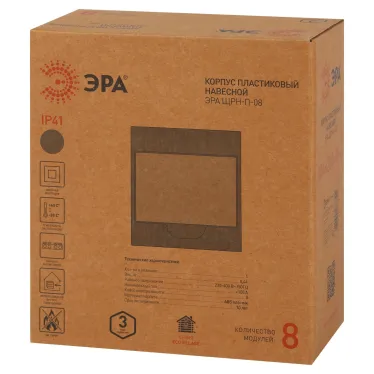 Корпус пластиковый ЩРН-П-08 BOXF 08_O IP41 дуб