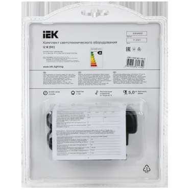 Комплект светодиодной подсветки ''Сделай сам'' (лента LED 5м LSR-2835WW60-4,8-IP65-12В + драйвер + выключатель) IEK