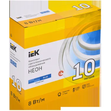 Комплект светодиодной подсветки ''Неон'' (лента LED 10м LSR5-2835B120-8-IP65-220В + драйвер) IEK