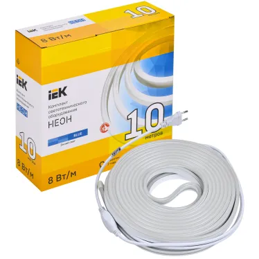 Комплект светодиодной подсветки ''Неон'' (лента LED 10м LSR5-2835B120-8-IP65-220В + драйвер) IEK