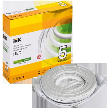Комплект светодиодной подсветки ''Неон'' (лента LED 5м LSR5-2835G120-8-IP65-220В + драйвер) IEK