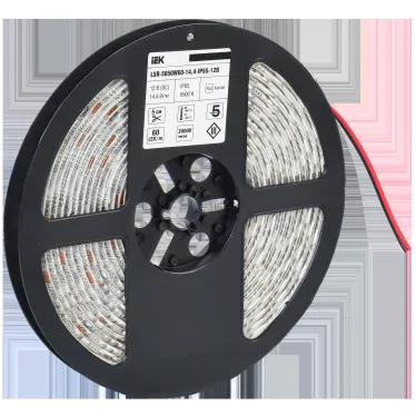 Лента светодиодная 5м LSR-5050W60-14,4-IP65-12В IEK