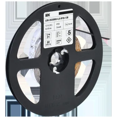 Лента светодиодная 5м LSR-2835B60-4,8-IP20-12В IEK