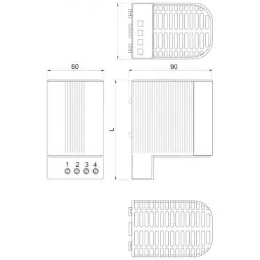 Нагреватель 100Вт 110-230В