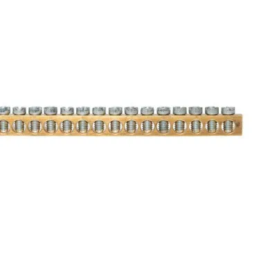 Шина PEN ноль-земля (6х9 мм) 1 метр 140 отв. для щитов EKF Nova, Unix, Unix65