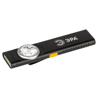 Фонарь LED рабочий аккумуляторный 11 режимов магнит клипса турбо режим 10Вт серия Практик RA-707 ЭРА