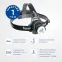 Фонарь светодиодный налобный аккумуляторный ZOOM 5w 2х18650 IP44 пластик алюминий