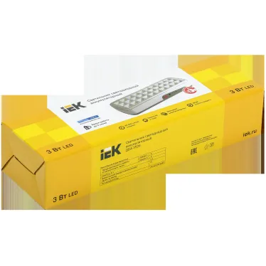 Светильник ДБА 3926 аккумулятор 3-5ч 3Вт IEK