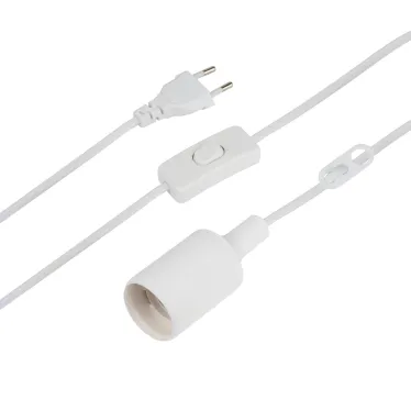 Светильник для растений FITO-Holder E27 5 м с проводом и выключателем для фитоламп с цоколем Е27
