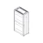 Шкаф Uniprom. 42U-600/1070. боковые панели 4шт. черный