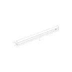 Светильник светодиодный линейный LLED-02-12W-4000-MS-W с датчиком движения