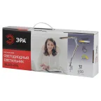 Светильник настольный светодиодный NLED-496-12W-G на струбцине золото