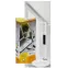 LIGHTING Светильник светодиодный настольный 2011 7Вт на подставке QI-заряд USB-выход кожа белый IEK