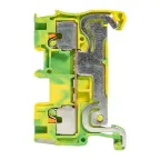 Клеммная колодка пружинная 1.5 Push-in земля