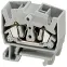 МИНИ КЛЕММНИК ПРУЖ,15MM DIN,ПРОХОД, 4ТЧК, 2,5ММ?,СИНИЙ