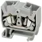 МИНИ КЛЕММНИК ПРУЖ,15MM DIN,ПРОХОД, 4ТЧК, 2,5ММ?,СИНИЙ