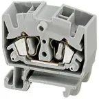 МИНИ КЛЕММНИК ПРУЖ,15MM DIN,ПРОХОД, 4ТЧК, 2,5ММ?,СИНИЙ