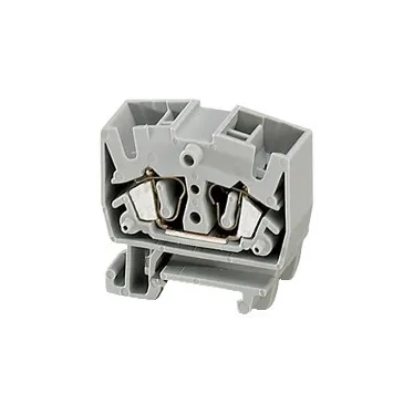 МИНИ КЛЕММНИК ПРУЖ,15MM DIN,ПРОХОД, 4ТЧК, 2,5ММ?,СИНИЙ