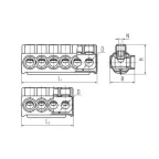 Набор клеммников НК-15 (SV-15: 3х KE 10.1+1х KE 10.3)