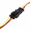 DJ7031-1.5-11 автомобильный разъем штекер с проводом 20 см (3-контактный),