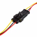 DJ7031-1.5-11 автомобильный разъем штекер с проводом 20 см (3-контактный),
