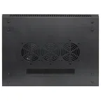 Шкаф настенный 19' TERACOM PRO 12U 600х600 мм дверь стеклянная с замком-ручкой чёрный