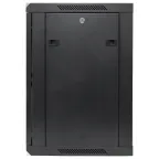 Шкаф настенный 19' TERACOM PRO 12U 600х600 мм дверь стеклянная с замком-ручкой чёрный