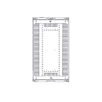 Шкаф Uniprom. 42U-600/1070. боковые панели 4шт. черный