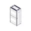 Шкаф Uniprom. 48U-750/1200. боковые панели 4шт. черный