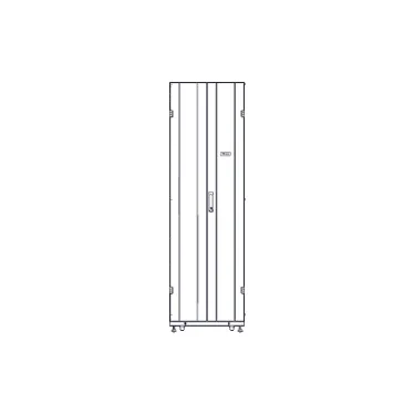 Шкаф Uniprom. 42U-600/1070. боковые панели 4шт. черный
