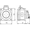 Розетка скрытой установки IP44 32A 3P+E 400V