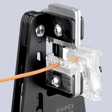 Стриппер прецизионный со сменными фасонными ножами для ПТФЭ силикона Radox KapTon резины зачистка 003-009 014 038 057 15 208мм (AWG 32-14) L-195мм 2-компонентные рукоятки