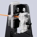 Стриппер прецизионный со сменными фасонными ножами для ПТФЭ силикона Radox KapTon резины зачистка 003-009 014 038 057 15 208мм (AWG 32-14) L-195мм 2-компонентные рукоятки