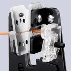Стриппер прецизионный со сменными фасонными ножами для ПТФЭ силикона Radox KapTon зачистка 15 25 4 6мм (AWG 15-10) L-195мм 2-компонентные рукоятки