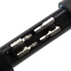 Отвертка-реверс + револ. механизм + биты., 11 пред., PH + SL + Torx + Hex, S2, 2к рукоятка