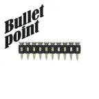 Гвозди усиленные по бетону и металлу CN EG bullet point 3,05х19 мм (1000 шт)
