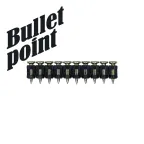 Гвозди усиленные по бетону и металлу CN EG bullet point 3,05х17 мм (1000 шт)