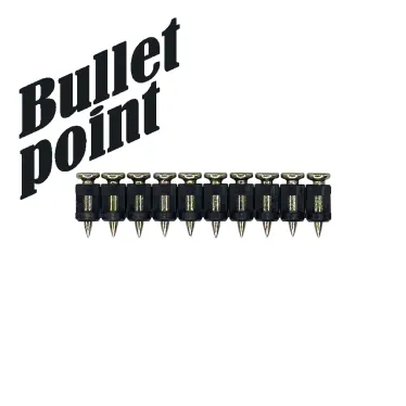 Гвозди усиленные по бетону и металлу CN EG bullet point 3,05х17 мм (1000 шт)