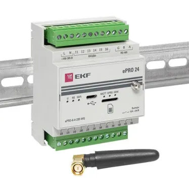 Контроллер базовый ePRO 24 удаленного управления 6вх\4вых 230В WiFi GSM с внешней антенной PROxima